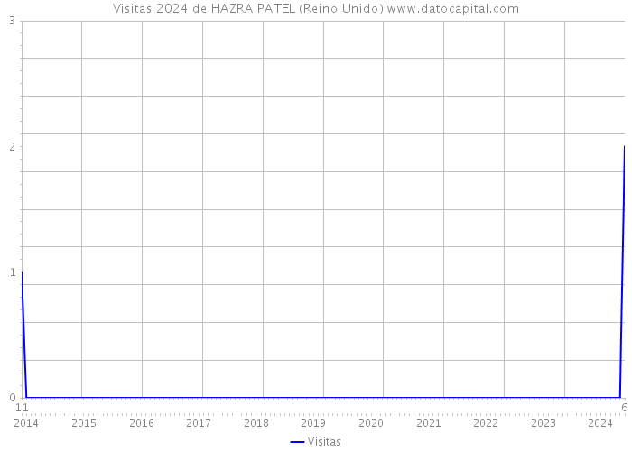 Visitas 2024 de HAZRA PATEL (Reino Unido) 