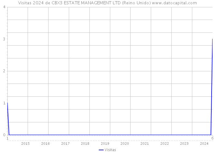 Visitas 2024 de CBX3 ESTATE MANAGEMENT LTD (Reino Unido) 