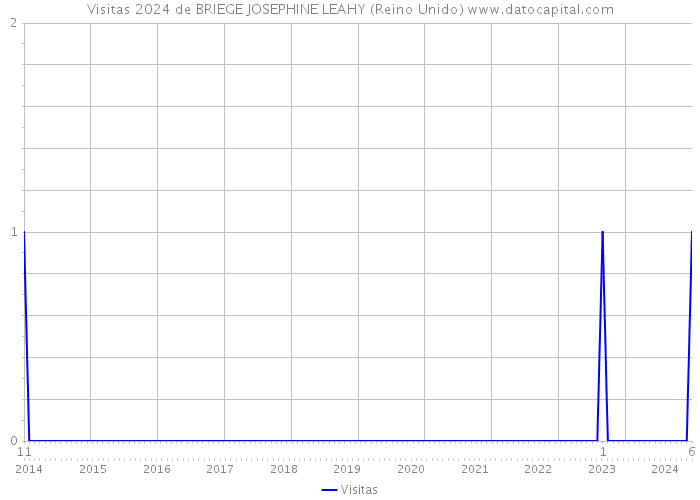 Visitas 2024 de BRIEGE JOSEPHINE LEAHY (Reino Unido) 