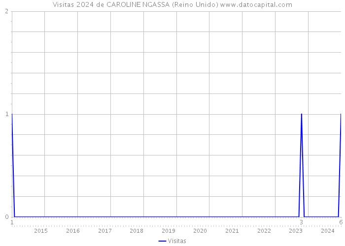 Visitas 2024 de CAROLINE NGASSA (Reino Unido) 