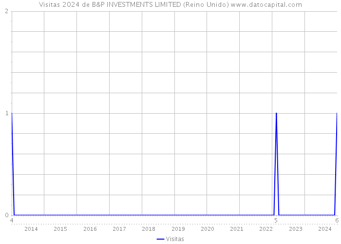 Visitas 2024 de B&P INVESTMENTS LIMITED (Reino Unido) 
