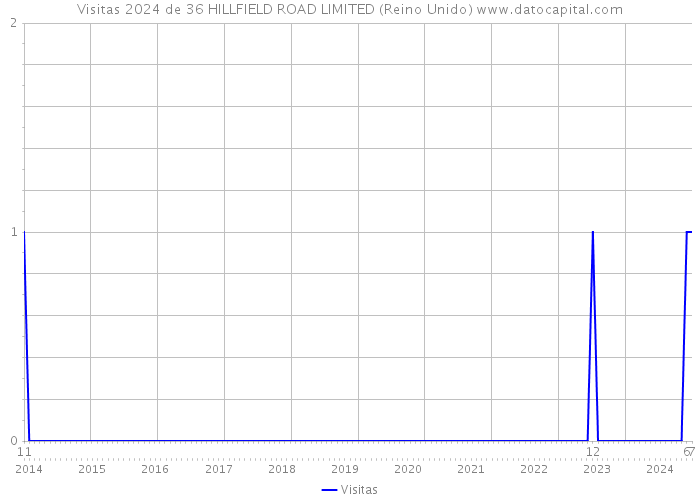 Visitas 2024 de 36 HILLFIELD ROAD LIMITED (Reino Unido) 