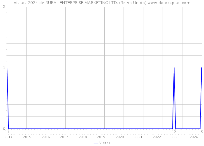 Visitas 2024 de RURAL ENTERPRISE MARKETING LTD. (Reino Unido) 