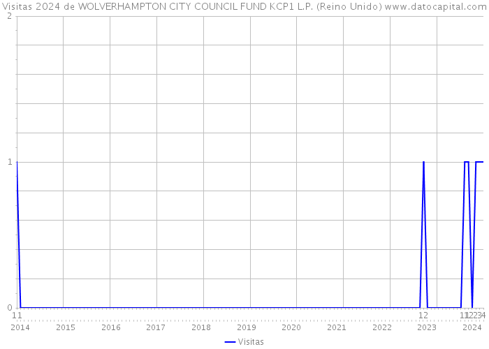 Visitas 2024 de WOLVERHAMPTON CITY COUNCIL FUND KCP1 L.P. (Reino Unido) 