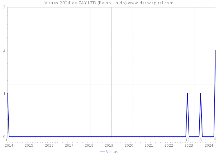 Visitas 2024 de ZAY LTD (Reino Unido) 