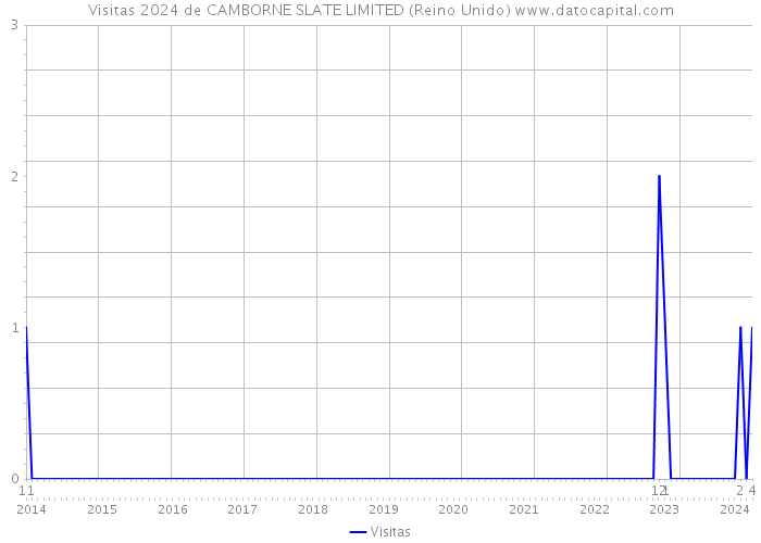 Visitas 2024 de CAMBORNE SLATE LIMITED (Reino Unido) 