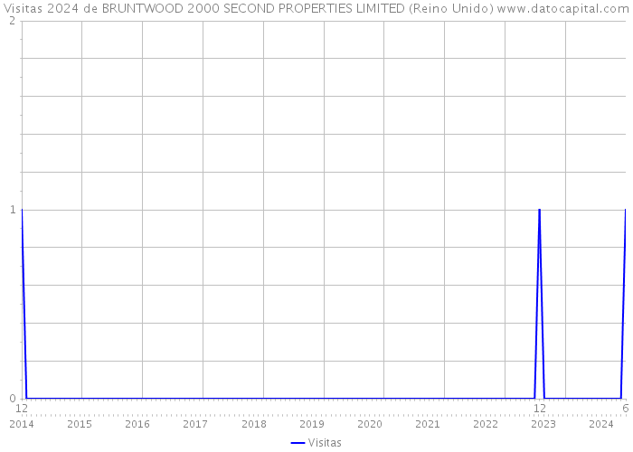 Visitas 2024 de BRUNTWOOD 2000 SECOND PROPERTIES LIMITED (Reino Unido) 