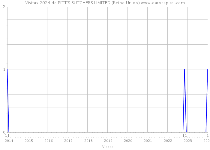 Visitas 2024 de PITT'S BUTCHERS LIMITED (Reino Unido) 