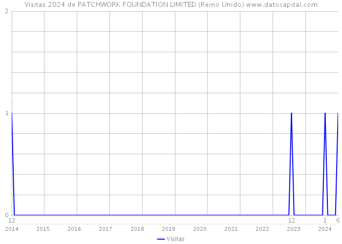 Visitas 2024 de PATCHWORK FOUNDATION LIMITED (Reino Unido) 