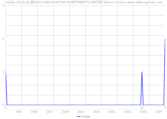 Visitas 2024 de BRICKS AND MORTAR INVESTMENTS LIMITED (Reino Unido) 