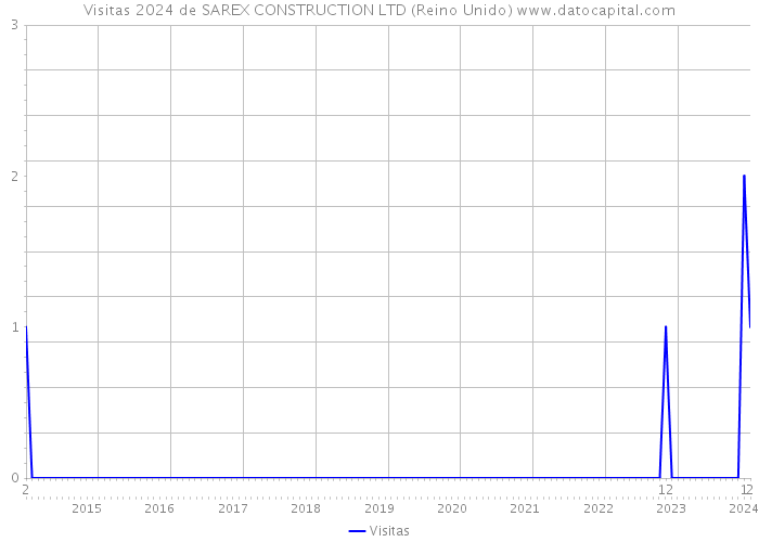 Visitas 2024 de SAREX CONSTRUCTION LTD (Reino Unido) 