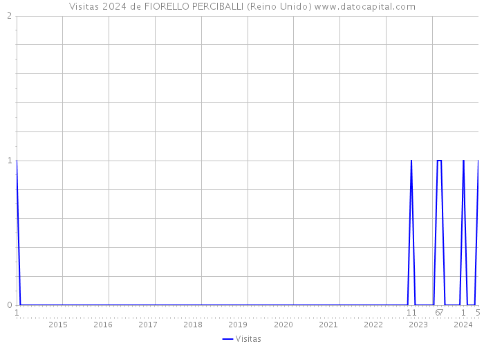 Visitas 2024 de FIORELLO PERCIBALLI (Reino Unido) 