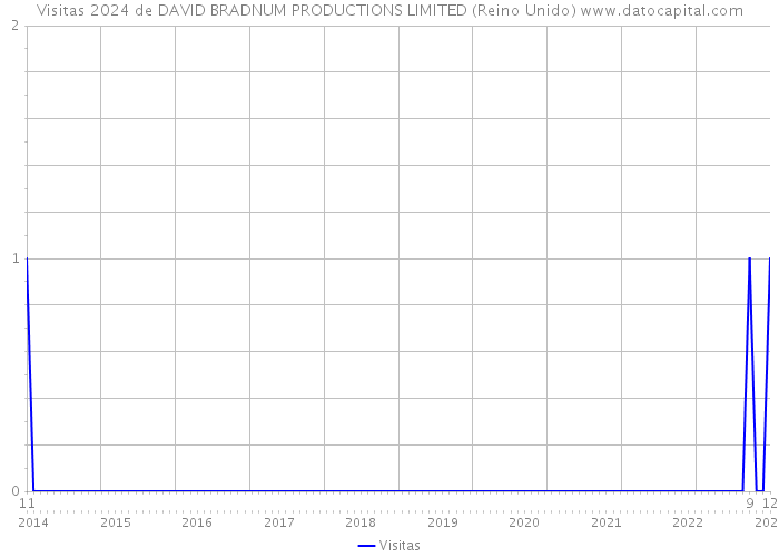 Visitas 2024 de DAVID BRADNUM PRODUCTIONS LIMITED (Reino Unido) 