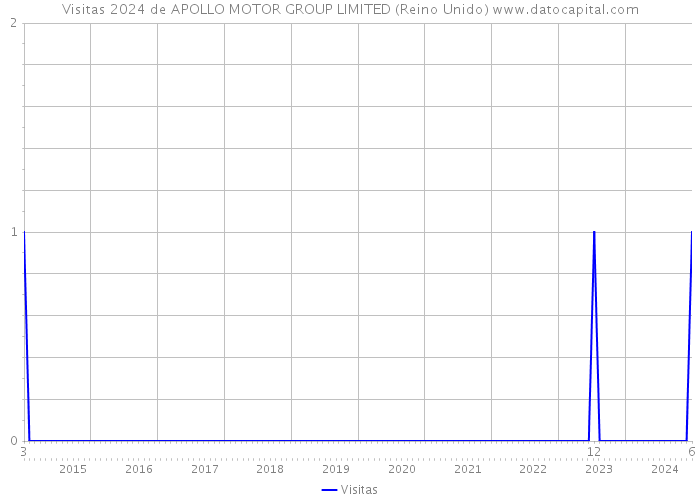 Visitas 2024 de APOLLO MOTOR GROUP LIMITED (Reino Unido) 