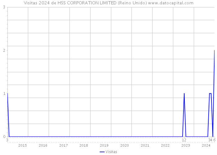 Visitas 2024 de HSS CORPORATION LIMITED (Reino Unido) 