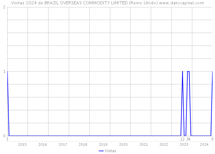 Visitas 2024 de BRAZIL OVERSEAS COMMODITY LIMITED (Reino Unido) 