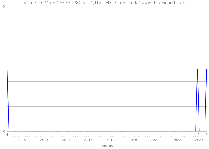 Visitas 2024 de CAERAU SOLAR IQ LIMITED (Reino Unido) 