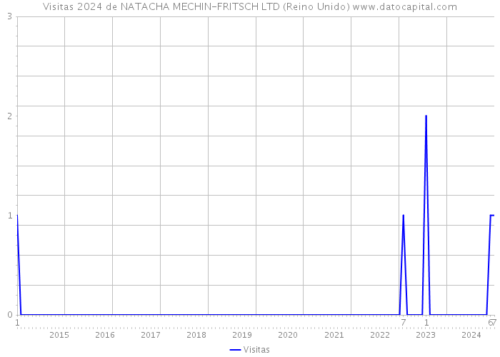 Visitas 2024 de NATACHA MECHIN-FRITSCH LTD (Reino Unido) 