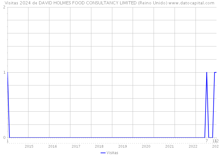 Visitas 2024 de DAVID HOLMES FOOD CONSULTANCY LIMITED (Reino Unido) 