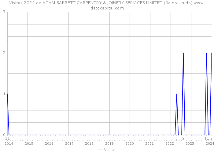 Visitas 2024 de ADAM BARRETT CARPENTRY & JOINERY SERVICES LIMITED (Reino Unido) 