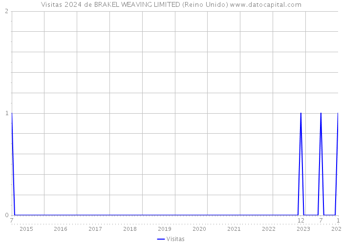 Visitas 2024 de BRAKEL WEAVING LIMITED (Reino Unido) 