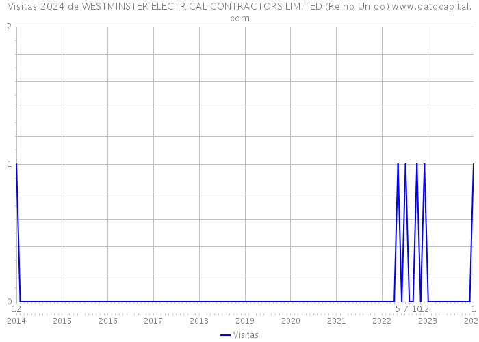 Visitas 2024 de WESTMINSTER ELECTRICAL CONTRACTORS LIMITED (Reino Unido) 