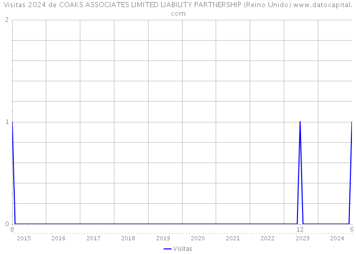 Visitas 2024 de COAKS ASSOCIATES LIMITED LIABILITY PARTNERSHIP (Reino Unido) 