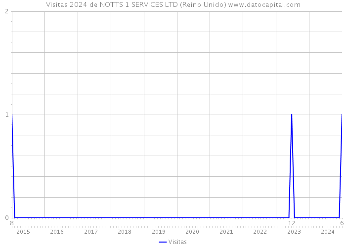 Visitas 2024 de NOTTS 1 SERVICES LTD (Reino Unido) 