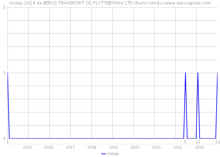 Visitas 2024 de BERGS TRANSPORT OG FLYTTEBYRAA LTD (Reino Unido) 