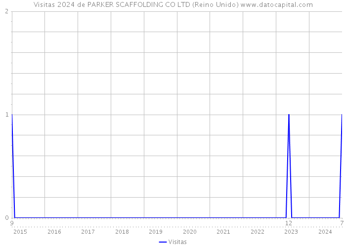 Visitas 2024 de PARKER SCAFFOLDING CO LTD (Reino Unido) 