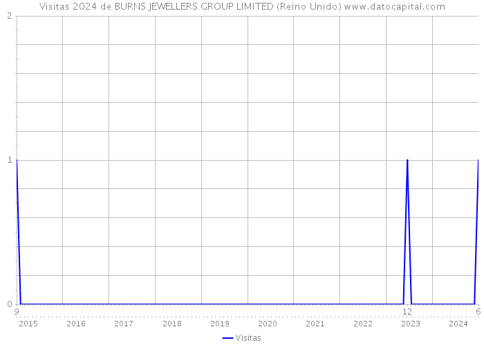 Visitas 2024 de BURNS JEWELLERS GROUP LIMITED (Reino Unido) 