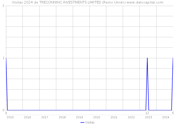 Visitas 2024 de TREGONNING INVESTMENTS LIMITED (Reino Unido) 