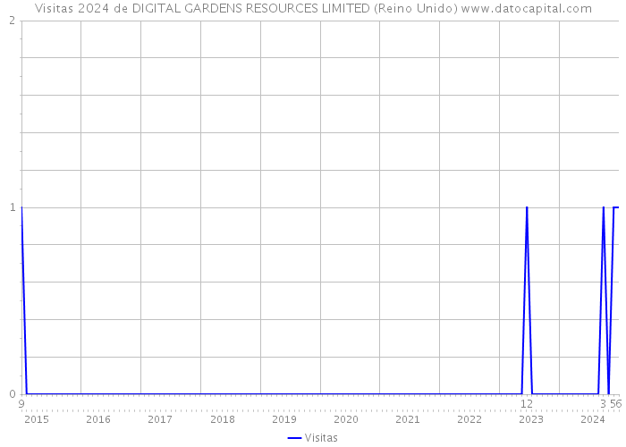 Visitas 2024 de DIGITAL GARDENS RESOURCES LIMITED (Reino Unido) 