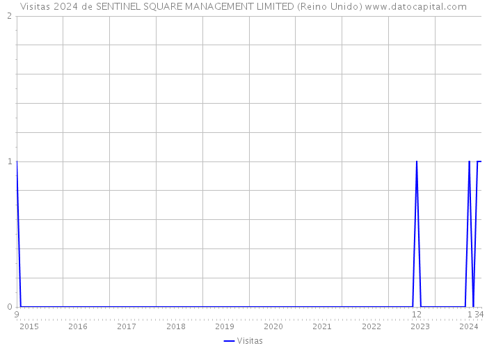 Visitas 2024 de SENTINEL SQUARE MANAGEMENT LIMITED (Reino Unido) 