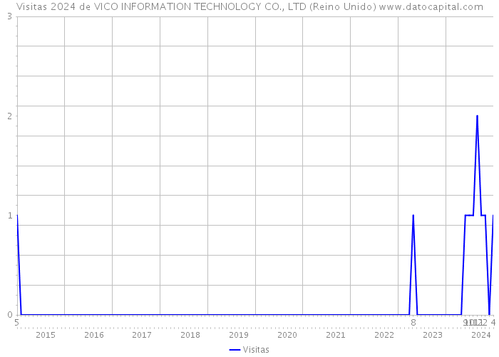 Visitas 2024 de VICO INFORMATION TECHNOLOGY CO., LTD (Reino Unido) 