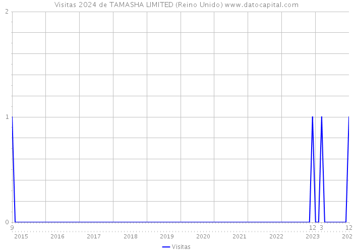 Visitas 2024 de TAMASHA LIMITED (Reino Unido) 