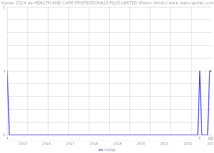 Visitas 2024 de HEALTH AND CARE PROFESSIONALS PLUS LIMITED (Reino Unido) 