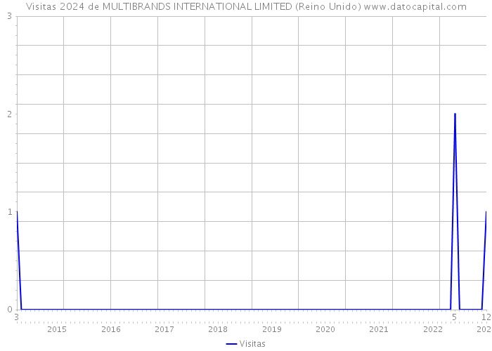 Visitas 2024 de MULTIBRANDS INTERNATIONAL LIMITED (Reino Unido) 