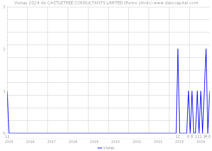 Visitas 2024 de CASTLETREE CONSULTANTS LIMITED (Reino Unido) 