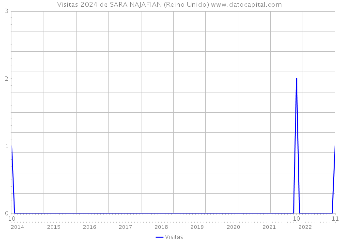 Visitas 2024 de SARA NAJAFIAN (Reino Unido) 