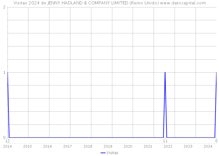 Visitas 2024 de JENNY HADLAND & COMPANY LIMITED (Reino Unido) 