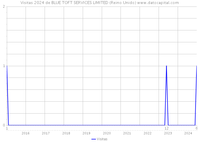 Visitas 2024 de BLUE TOFT SERVICES LIMITED (Reino Unido) 