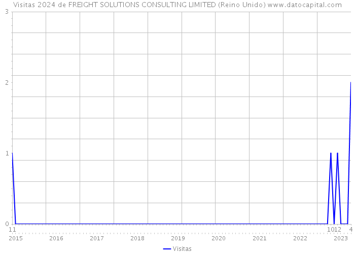 Visitas 2024 de FREIGHT SOLUTIONS CONSULTING LIMITED (Reino Unido) 