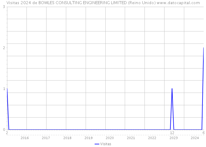 Visitas 2024 de BOWLES CONSULTING ENGINEERING LIMITED (Reino Unido) 