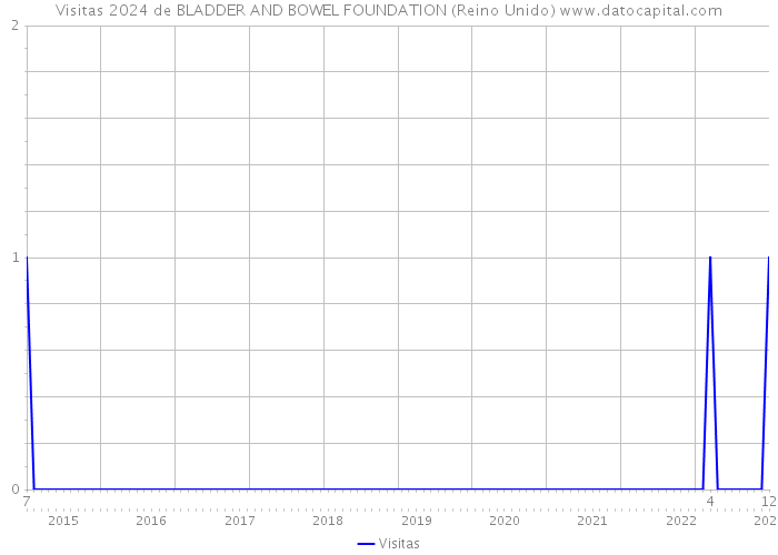 Visitas 2024 de BLADDER AND BOWEL FOUNDATION (Reino Unido) 