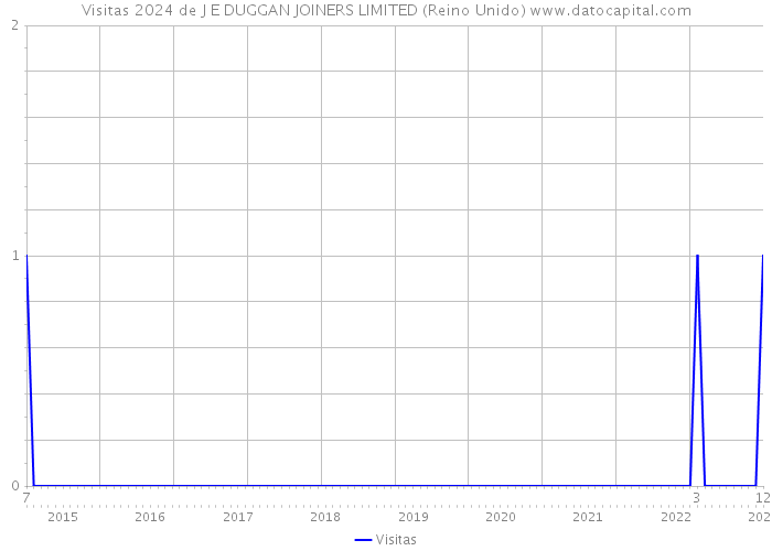 Visitas 2024 de J E DUGGAN JOINERS LIMITED (Reino Unido) 