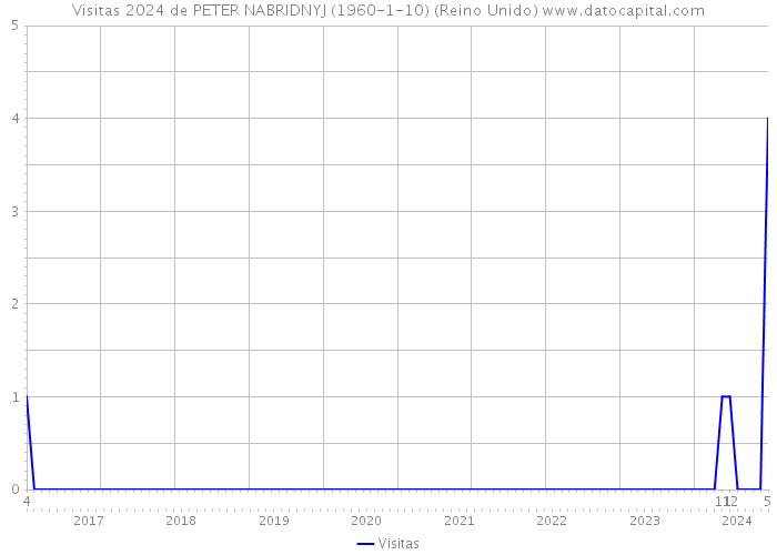 Visitas 2024 de PETER NABRIDNYJ (1960-1-10) (Reino Unido) 