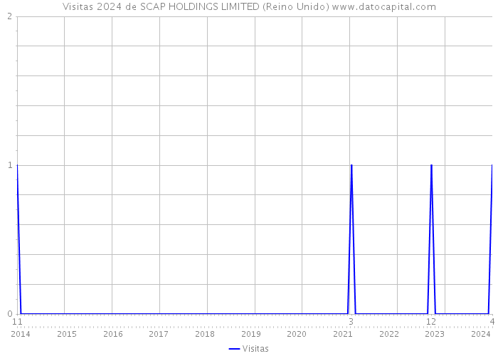 Visitas 2024 de SCAP HOLDINGS LIMITED (Reino Unido) 