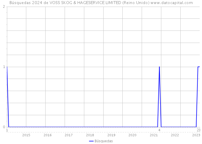 Búsquedas 2024 de VOSS SKOG & HAGESERVICE LIMITED (Reino Unido) 