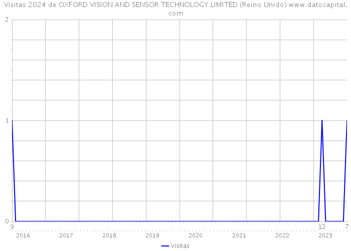 Visitas 2024 de OXFORD VISION AND SENSOR TECHNOLOGY LIMITED (Reino Unido) 